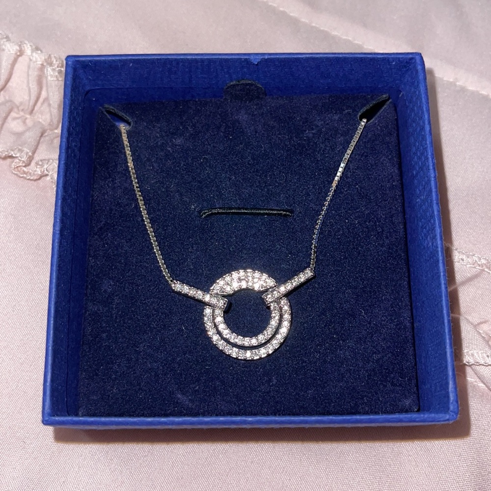 Swarovski Circle Diamond Necklace